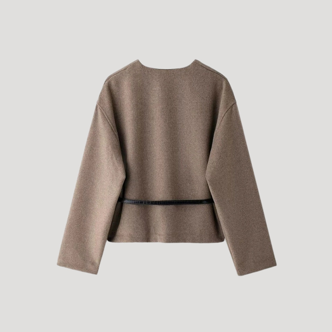 Veste Portefeuille Ceinturée Femme Printemps 1