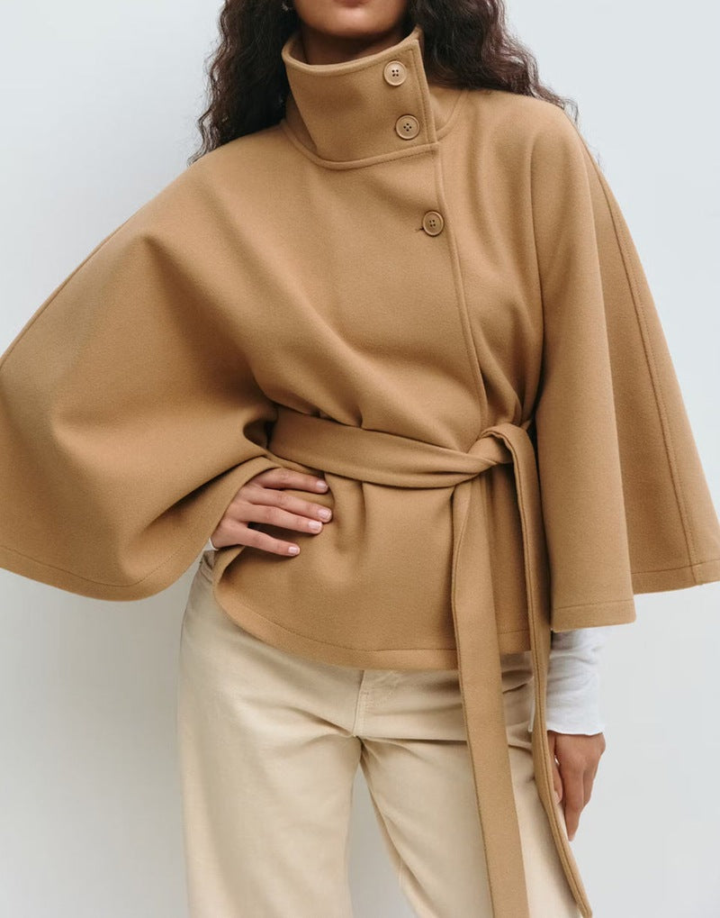 Veste Portefeuille Femme Chic avec Col Montant 7