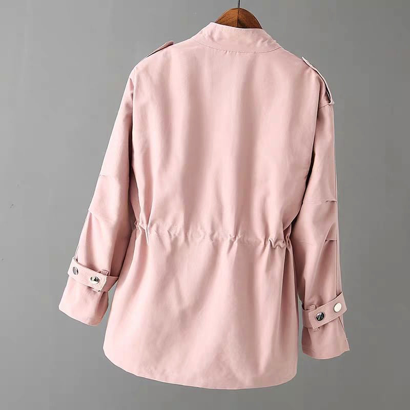 Veste Utilitaire Femme Chic avec Fermeture Éclair 1