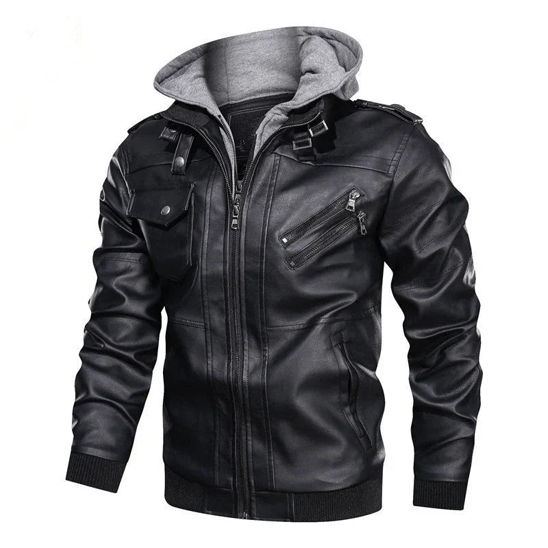 Veste à Capuche Zippée Ample pour Hommes 0