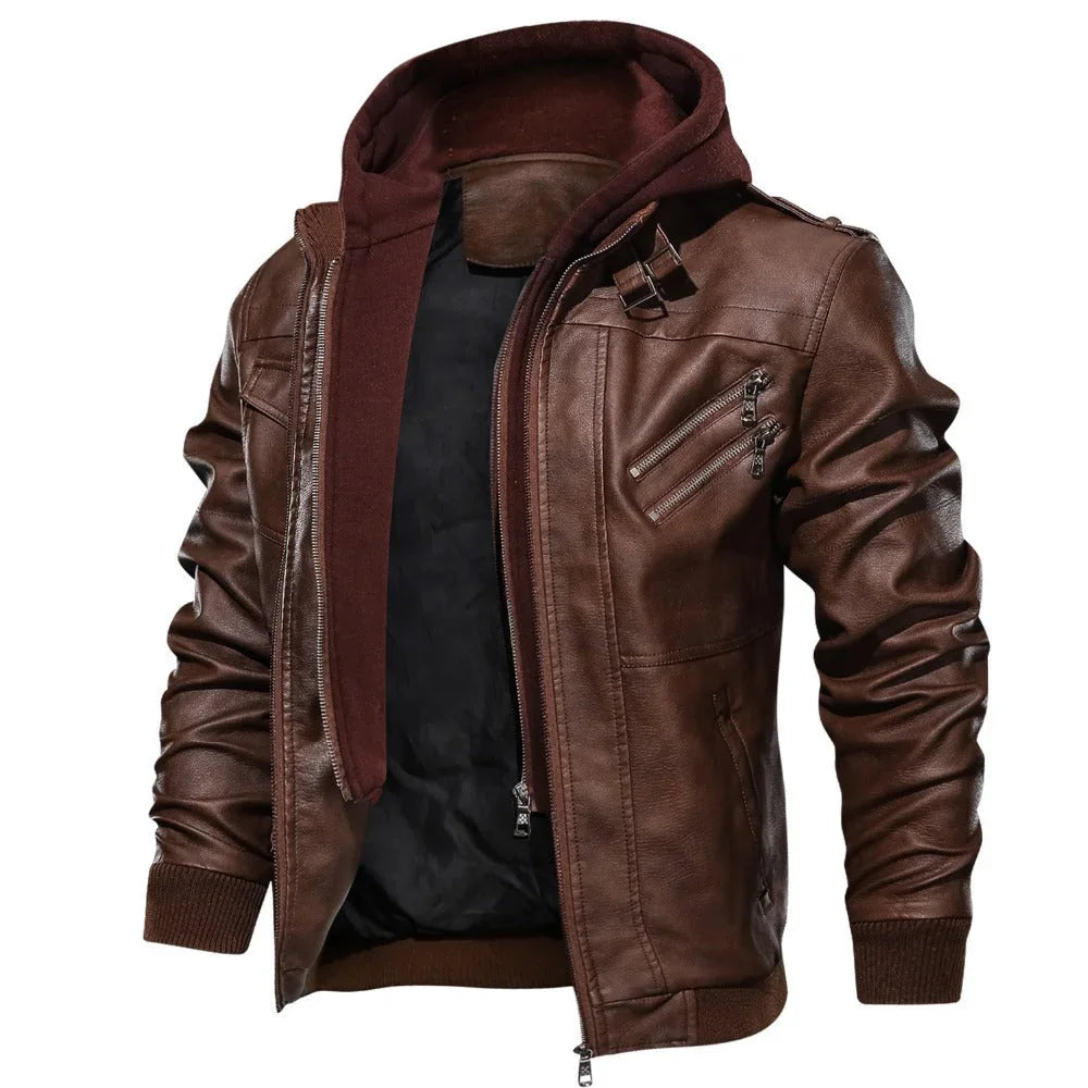 Veste à Capuche Zippée Ample pour Hommes 3