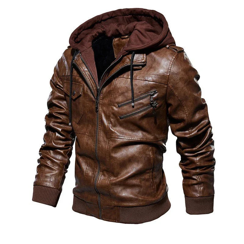 Veste à Capuche Zippée Ample pour Hommes 4