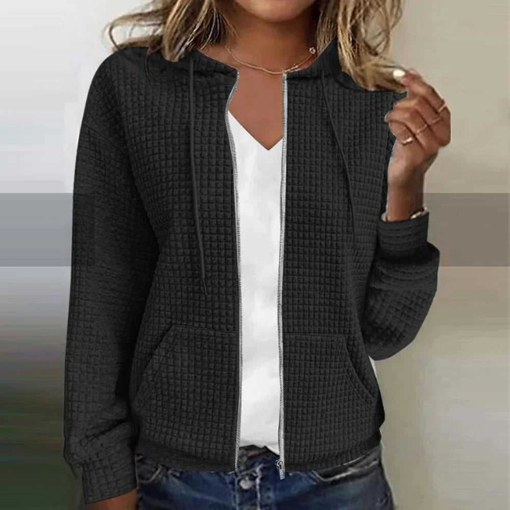 Veste à Carreaux Horizon Chic pour Femme 0