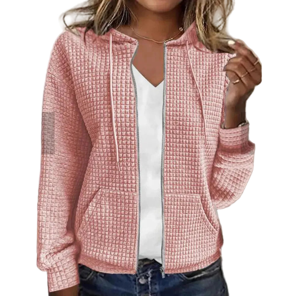 Veste à Carreaux Horizon Chic pour Femme 1