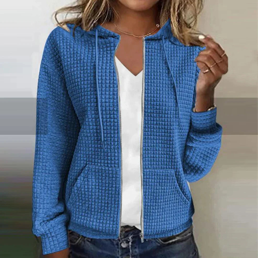 Veste à Carreaux Horizon Chic pour Femme 3