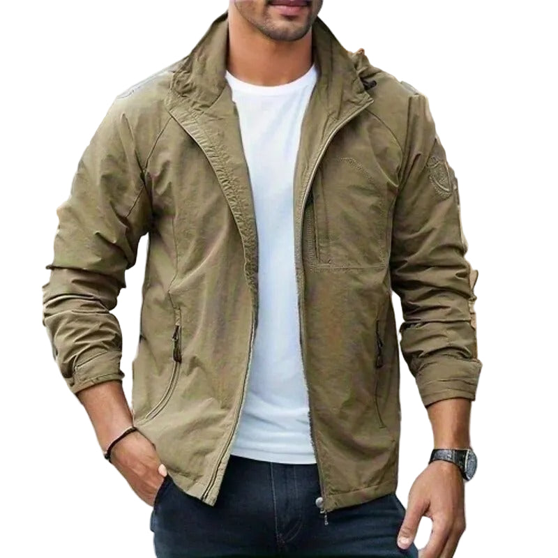 Veste cargo pour homme, déperlante et respirante 0