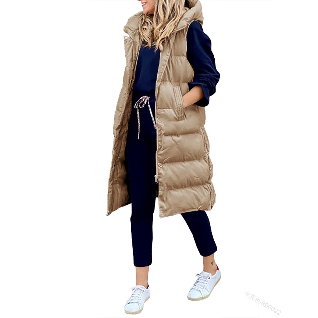 Veste d'Automne Sans Manches pour Femme Chic 0