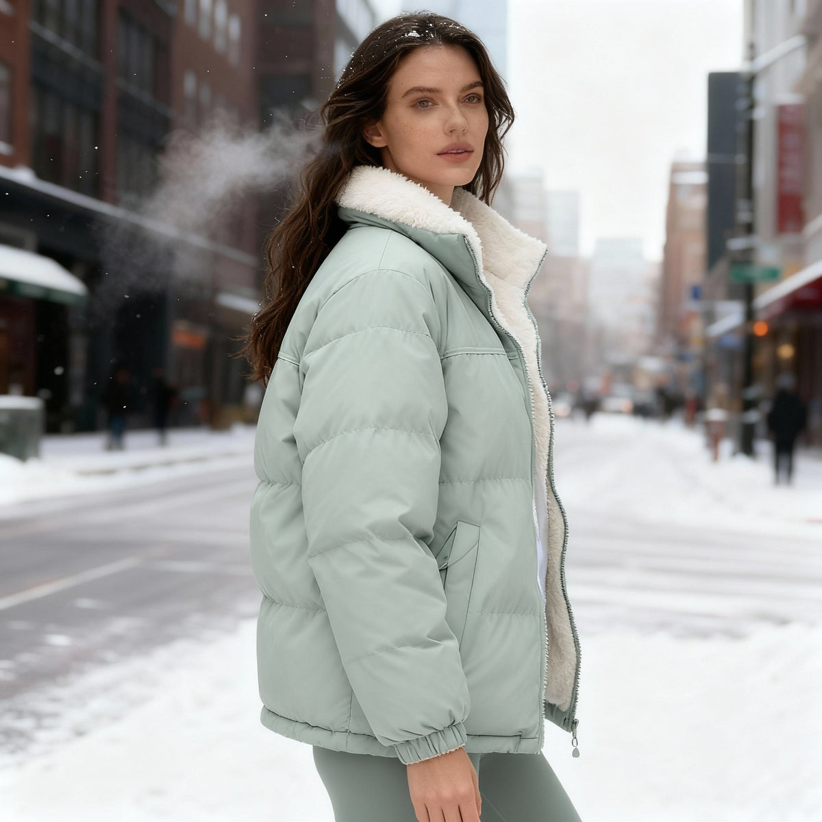 Veste d'Hiver Matelassée pour Femme Moderne 1
