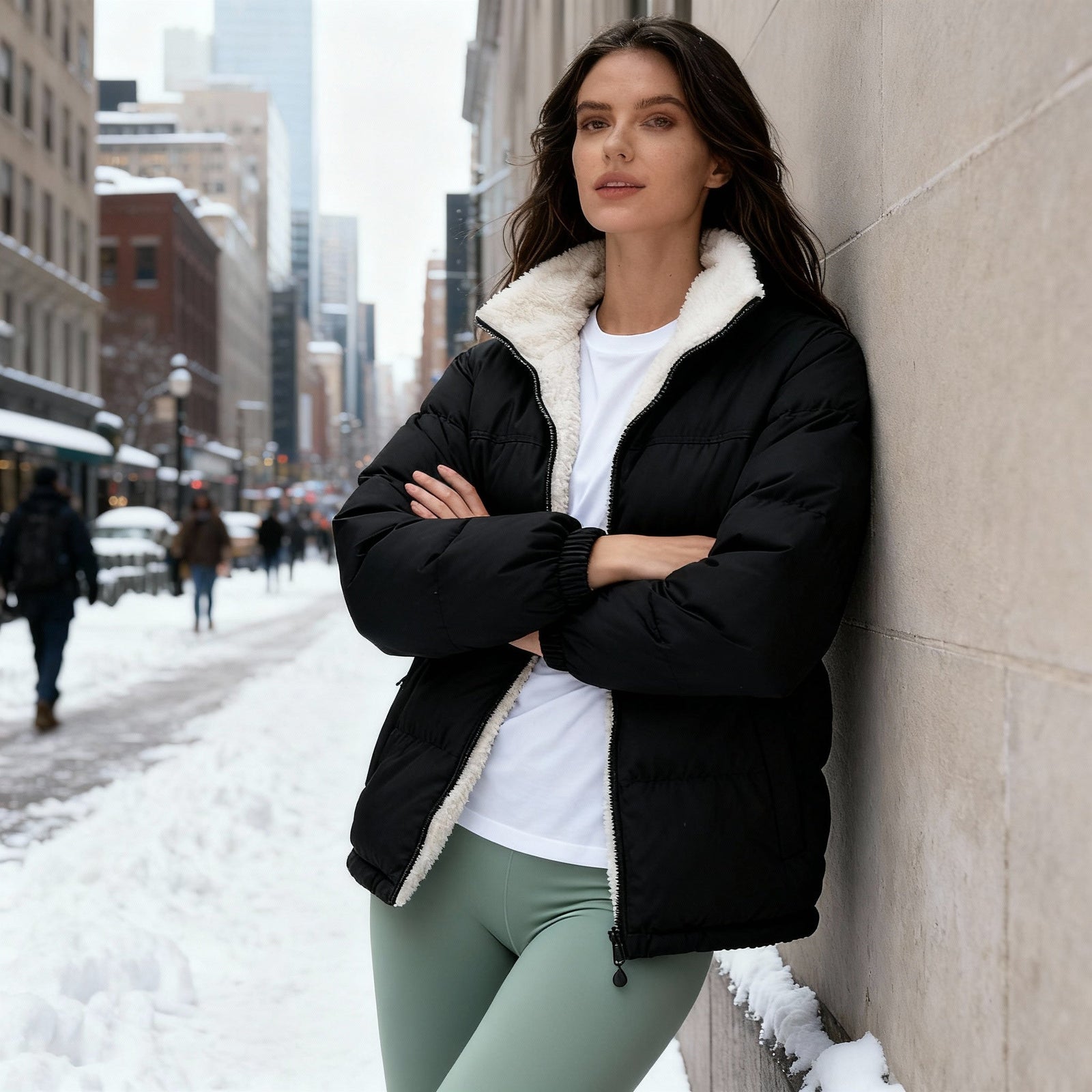 Veste d'Hiver Matelassée pour Femme Moderne 3