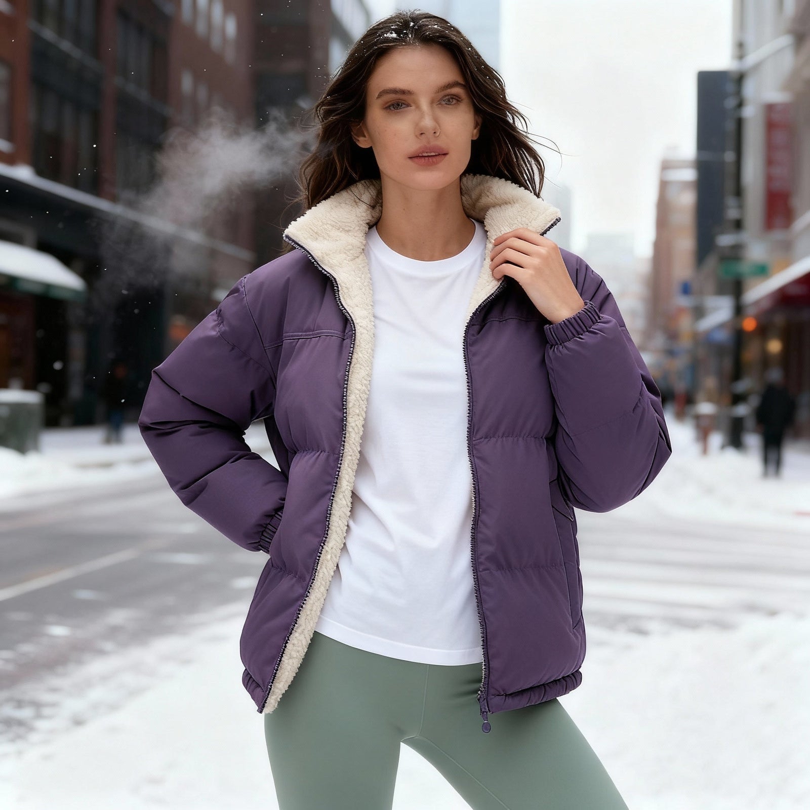 Veste d'Hiver Matelassée pour Femme Moderne 5