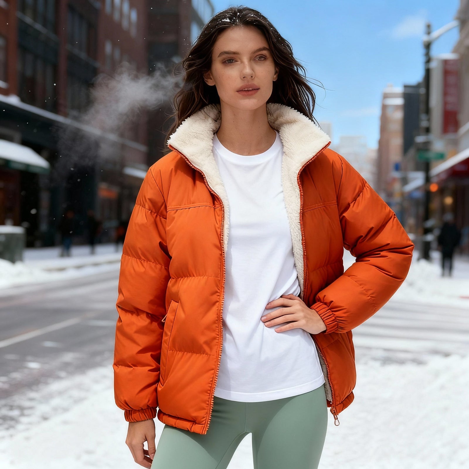 Veste d'Hiver Matelassée pour Femme Moderne 6