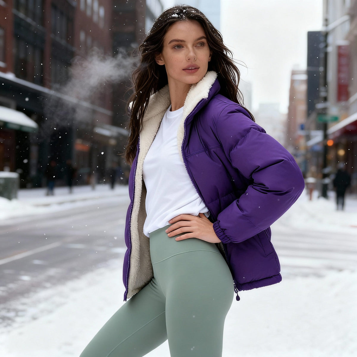 Veste d'Hiver Matelassée pour Femme Moderne 8