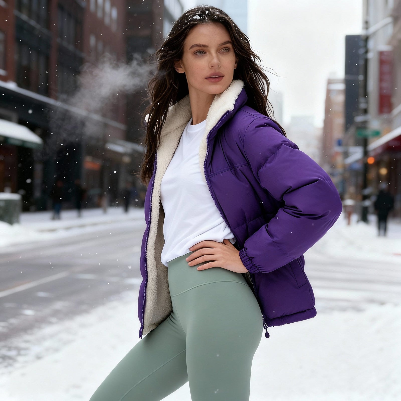 Veste d'Hiver Matelassée pour Femme Moderne 8