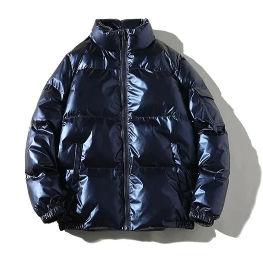 Veste d'Hiver Puffer pour Hommes avec Protection Contre le Vent 3