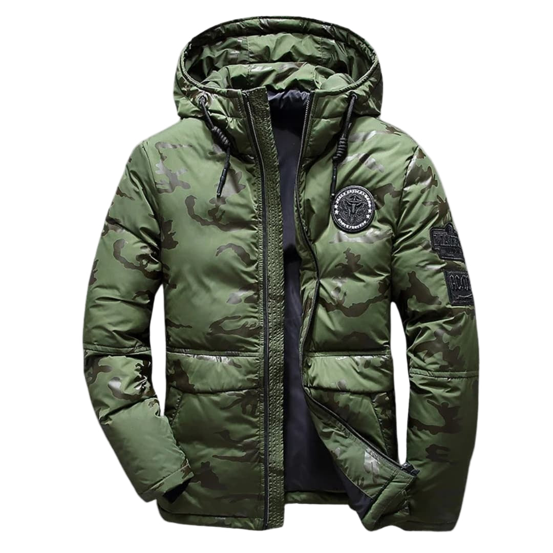 Veste d'Hiver pour Hommes avec Capuche et Fermeture Éclair 0