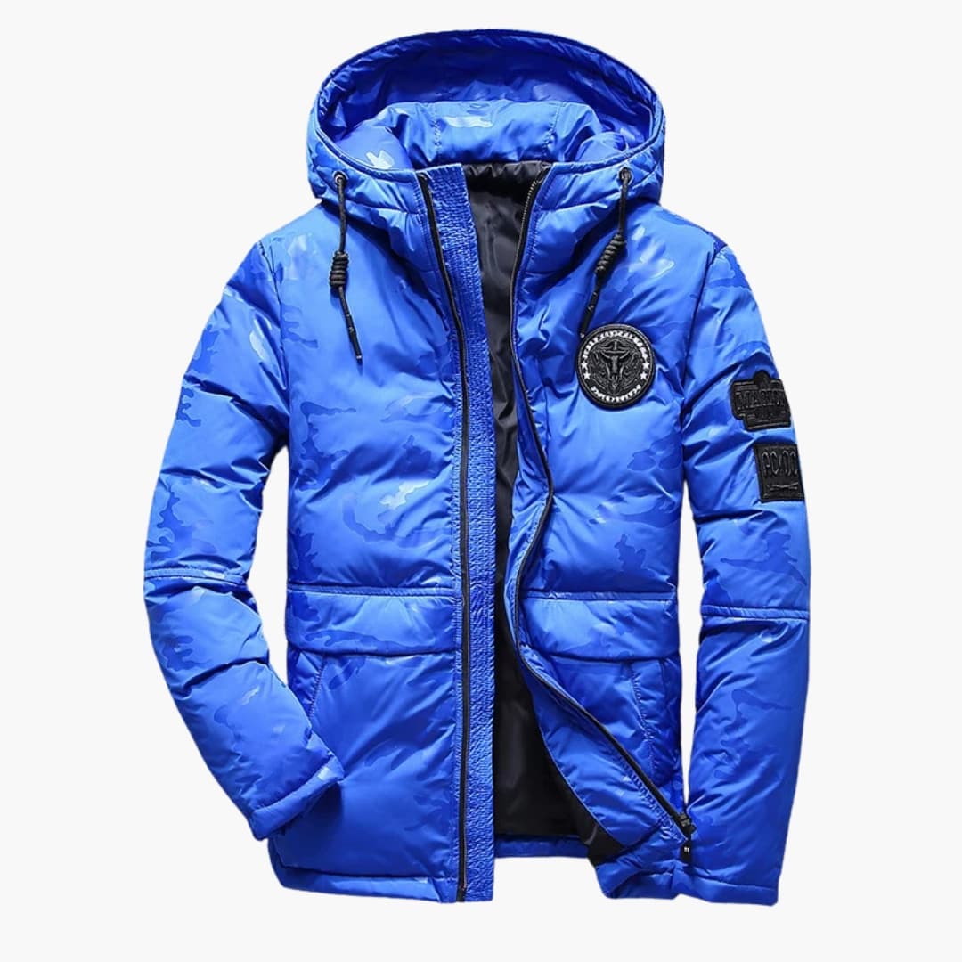Veste d'Hiver pour Hommes avec Capuche et Fermeture Éclair 2