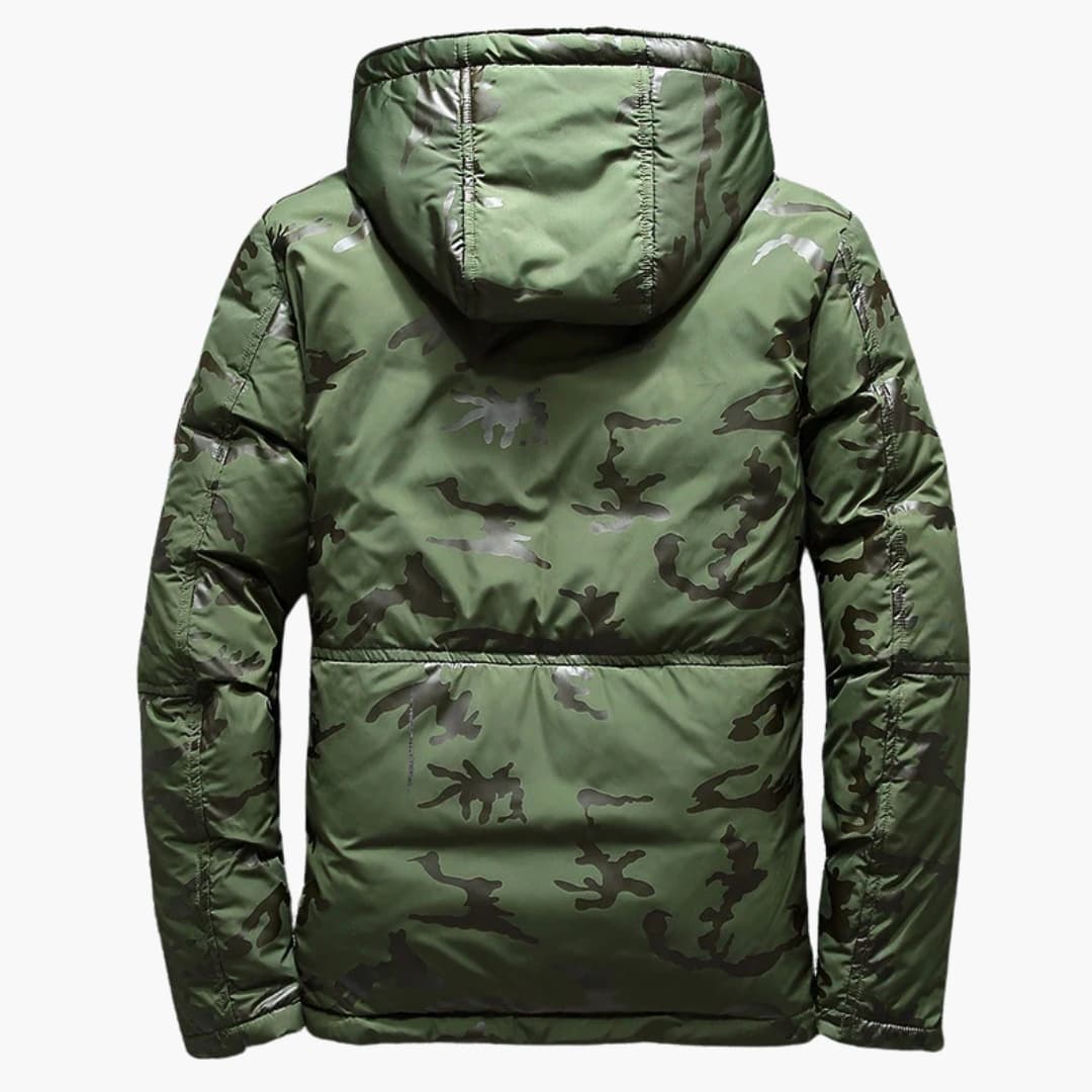 Veste d'Hiver pour Hommes avec Capuche et Fermeture Éclair 3