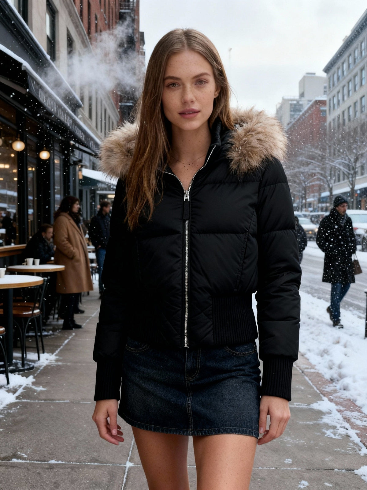 Veste d'hiver Femme Matelassée Moderne 3
