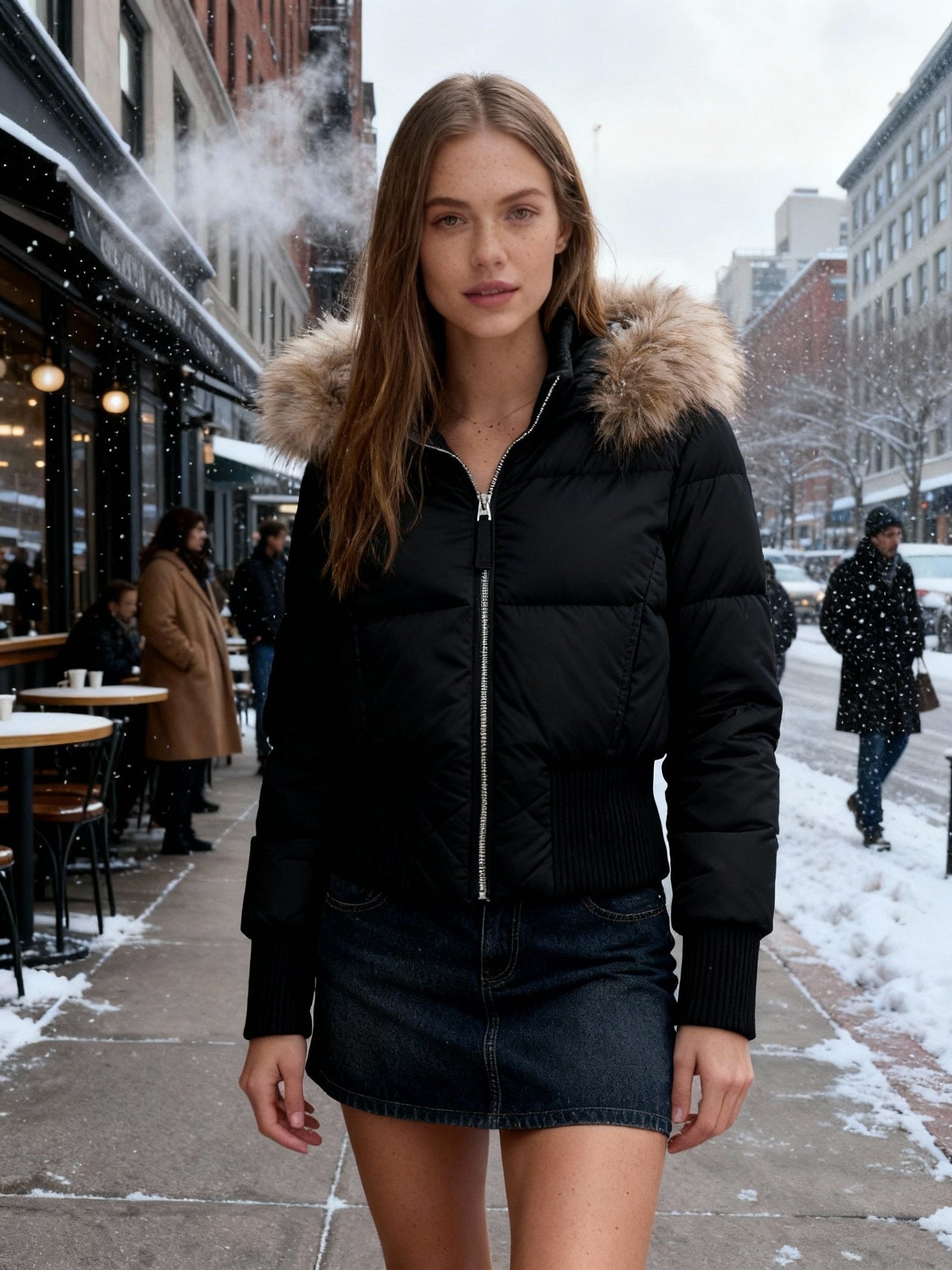 Veste d'hiver Femme Matelassée Moderne 3