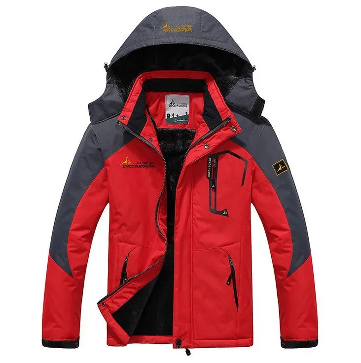 Veste d'hiver Imperméable avec Capuche Amovible 0