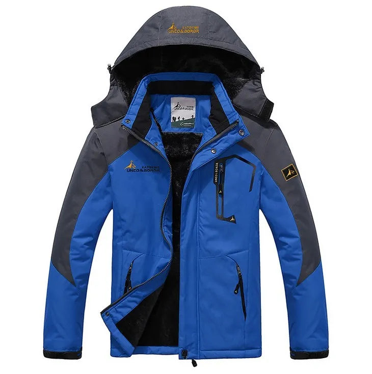 Veste d'hiver Imperméable avec Capuche Amovible 4