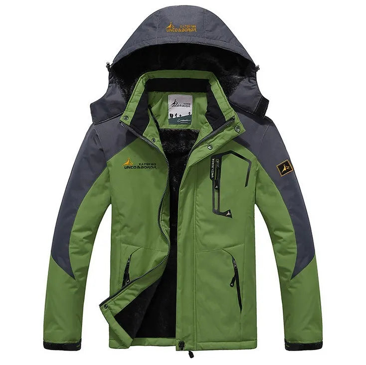 Veste d'hiver Imperméable avec Capuche Amovible 6