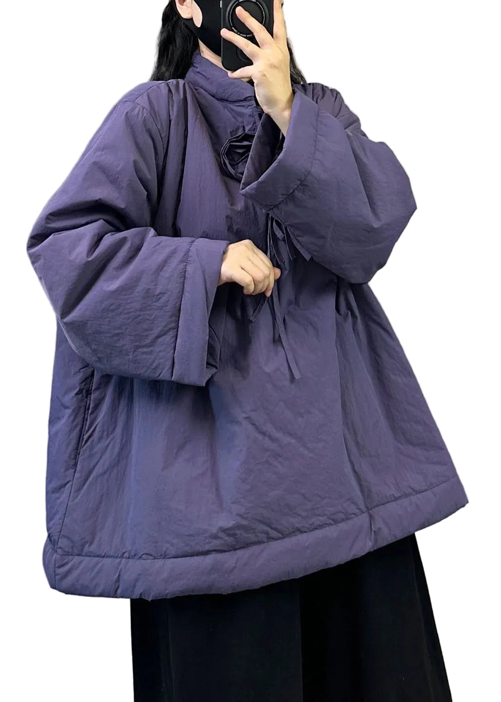 Veste d'hiver oversize pour femme grande taille 0