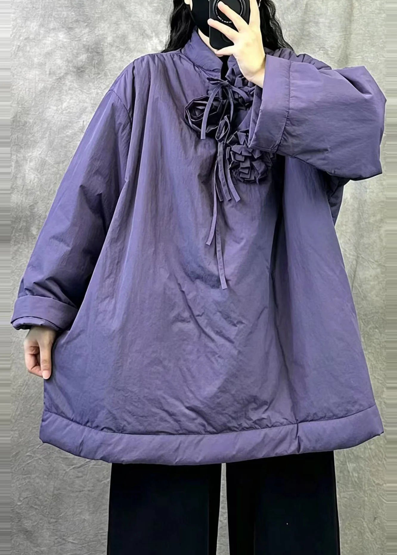 Veste d'hiver oversize pour femme grande taille 2