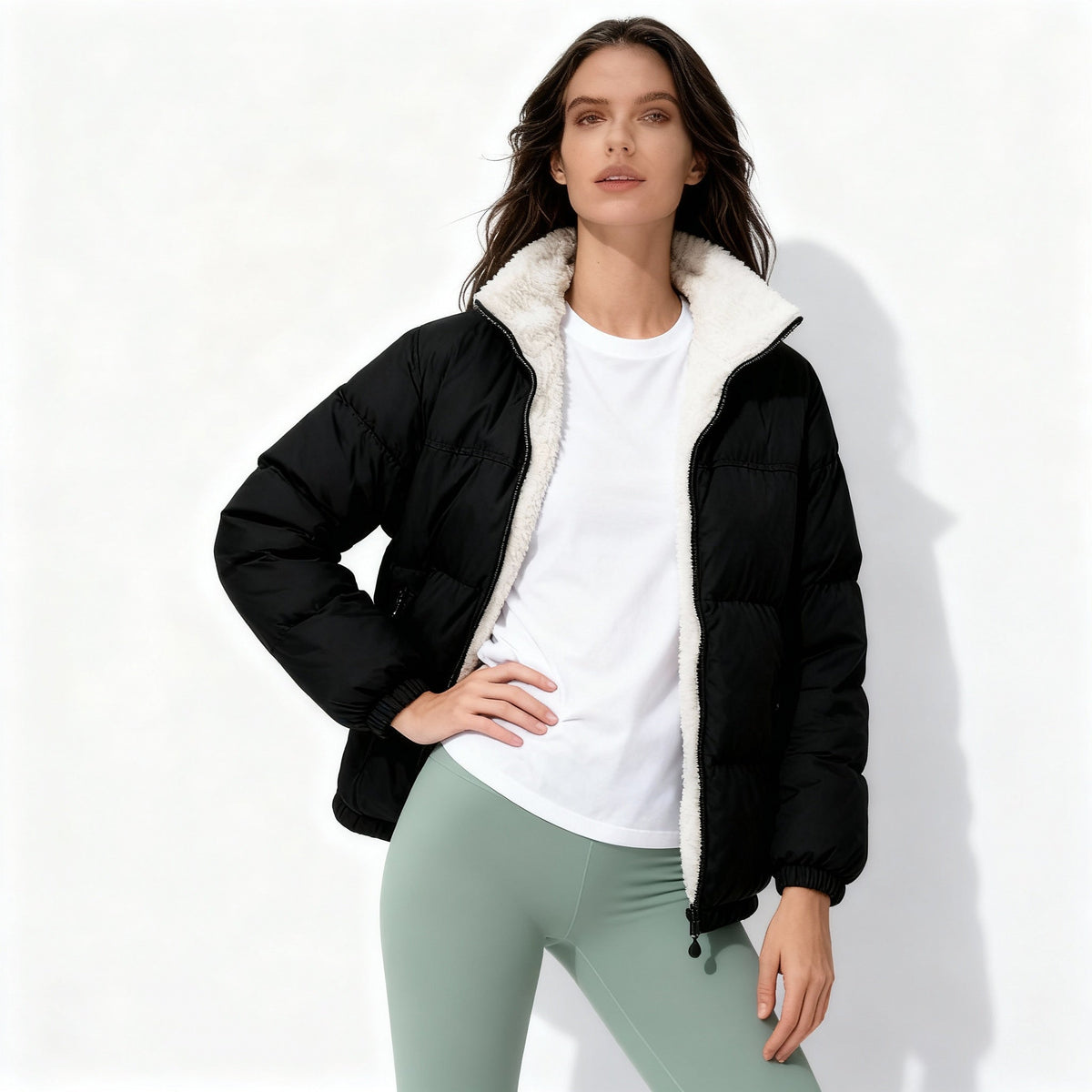 Veste d'hiver pour femme Matelassée 3