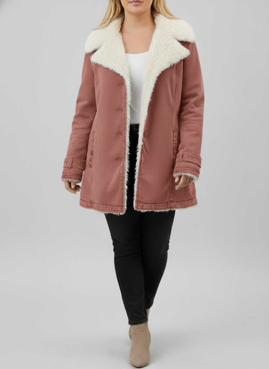 Veste d'hiver pour femme avec doublure Sherpa 8