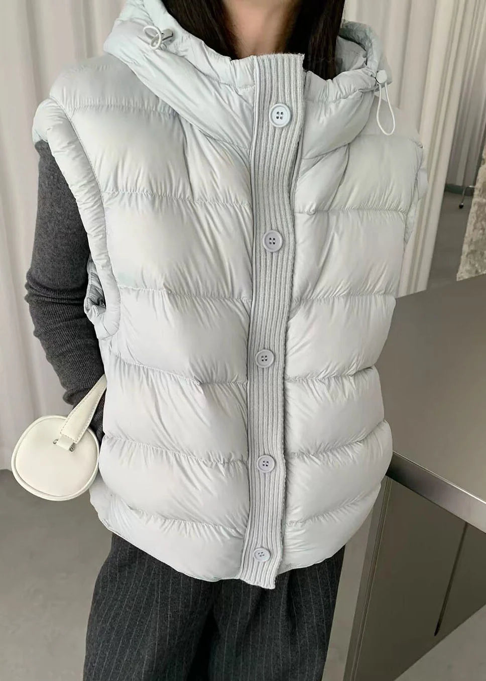 Veste d'hiver pour homme à capuche avec poches 3