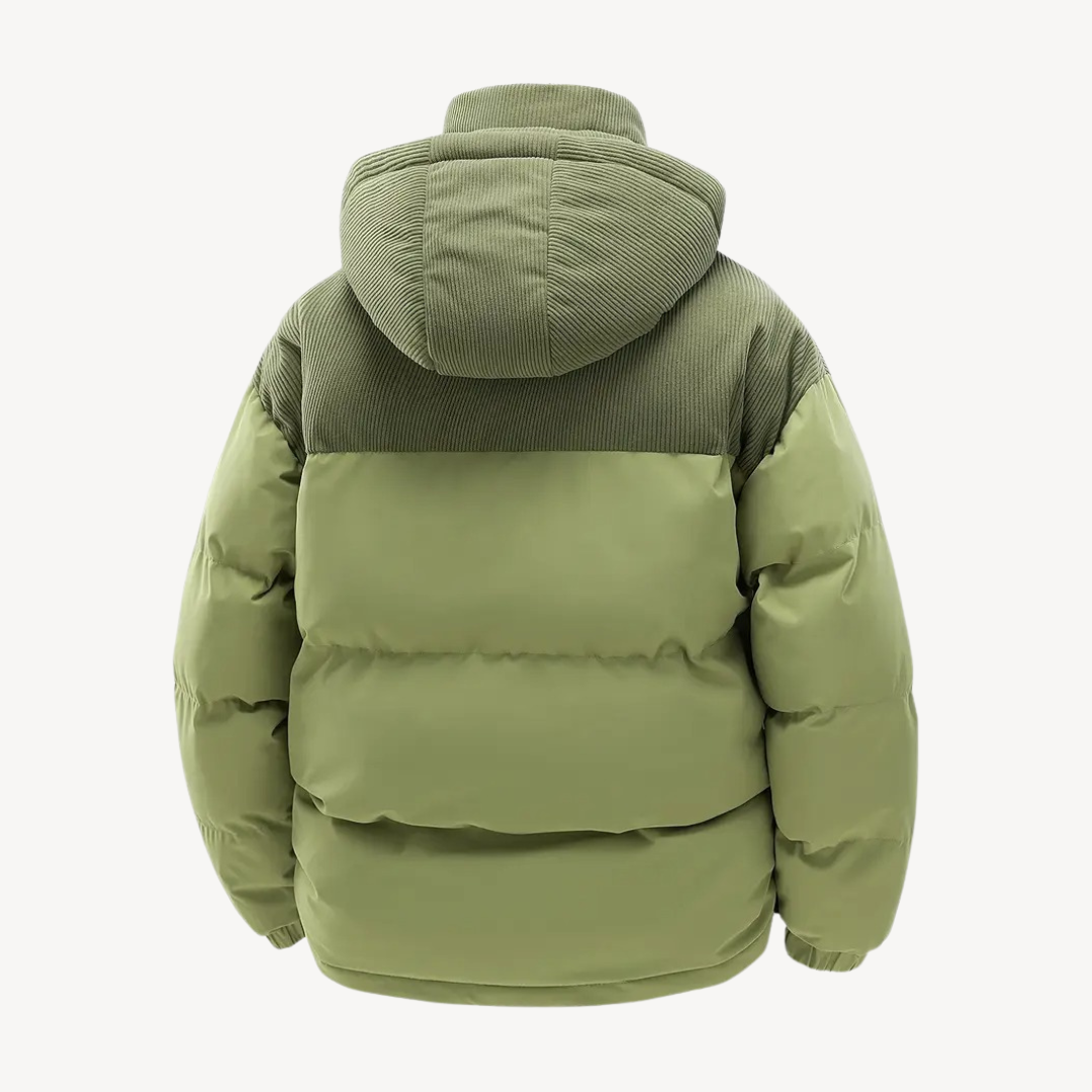 Veste d'hiver pour hommes à capuche moderne 7