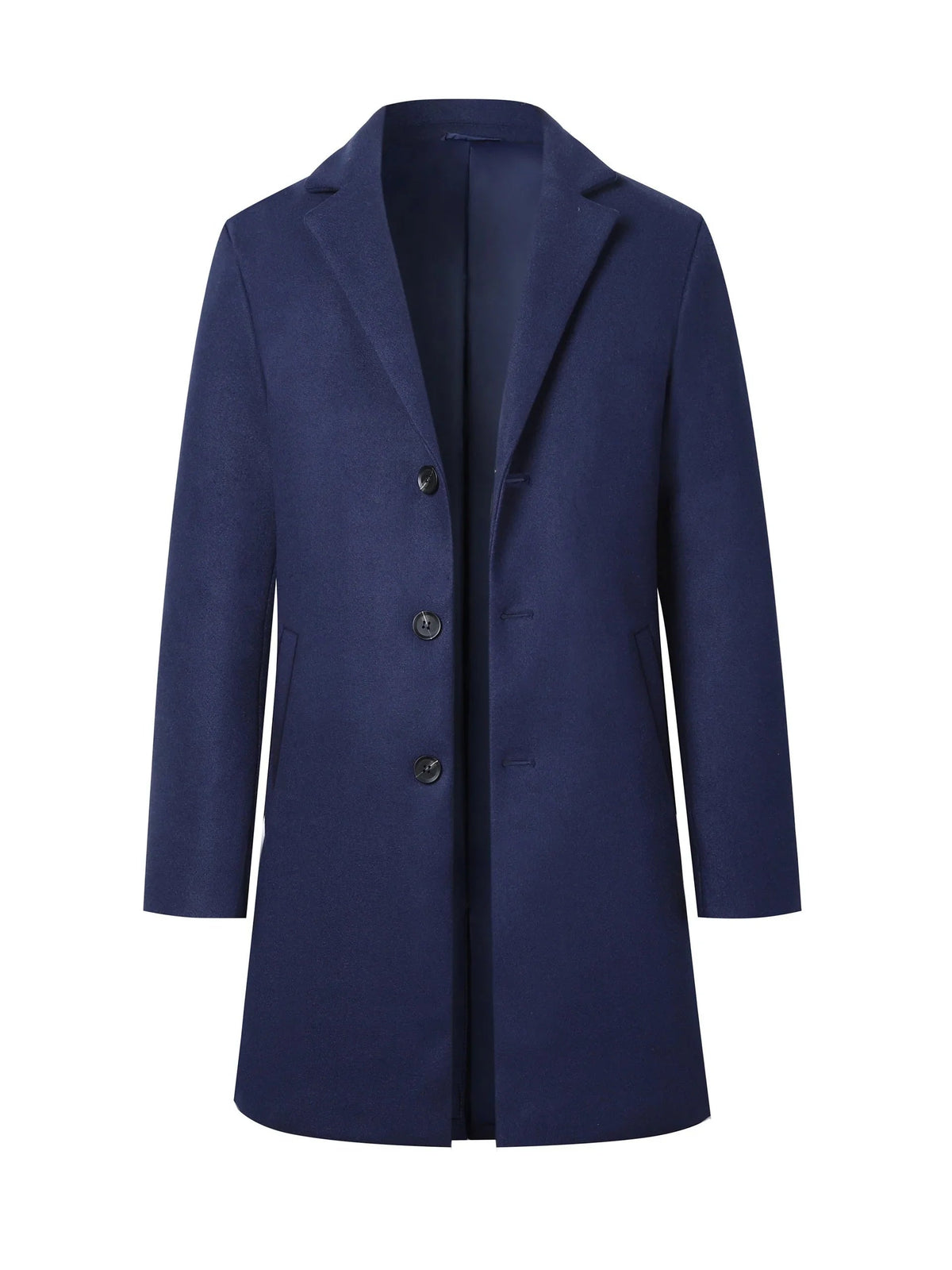 Veste d'hiver pour hommes à simple boutonnage 0