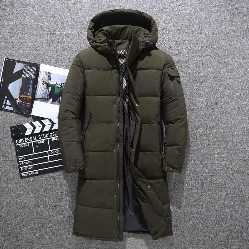 Veste d'hiver pour hommes avec capuche moderne 1