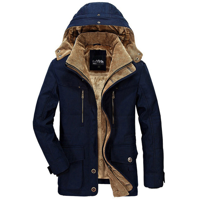 Veste d'hiver pour hommes confortable et chaude 0
