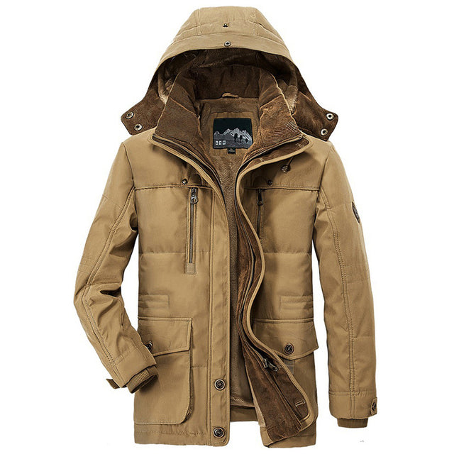 Veste d'hiver pour hommes confortable et chaude 3