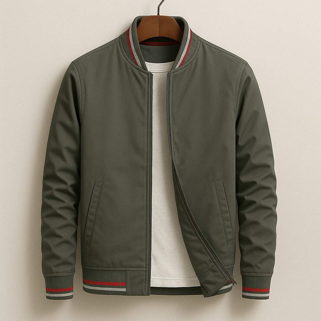 Veste de Bombardier Masculine Moderne 3