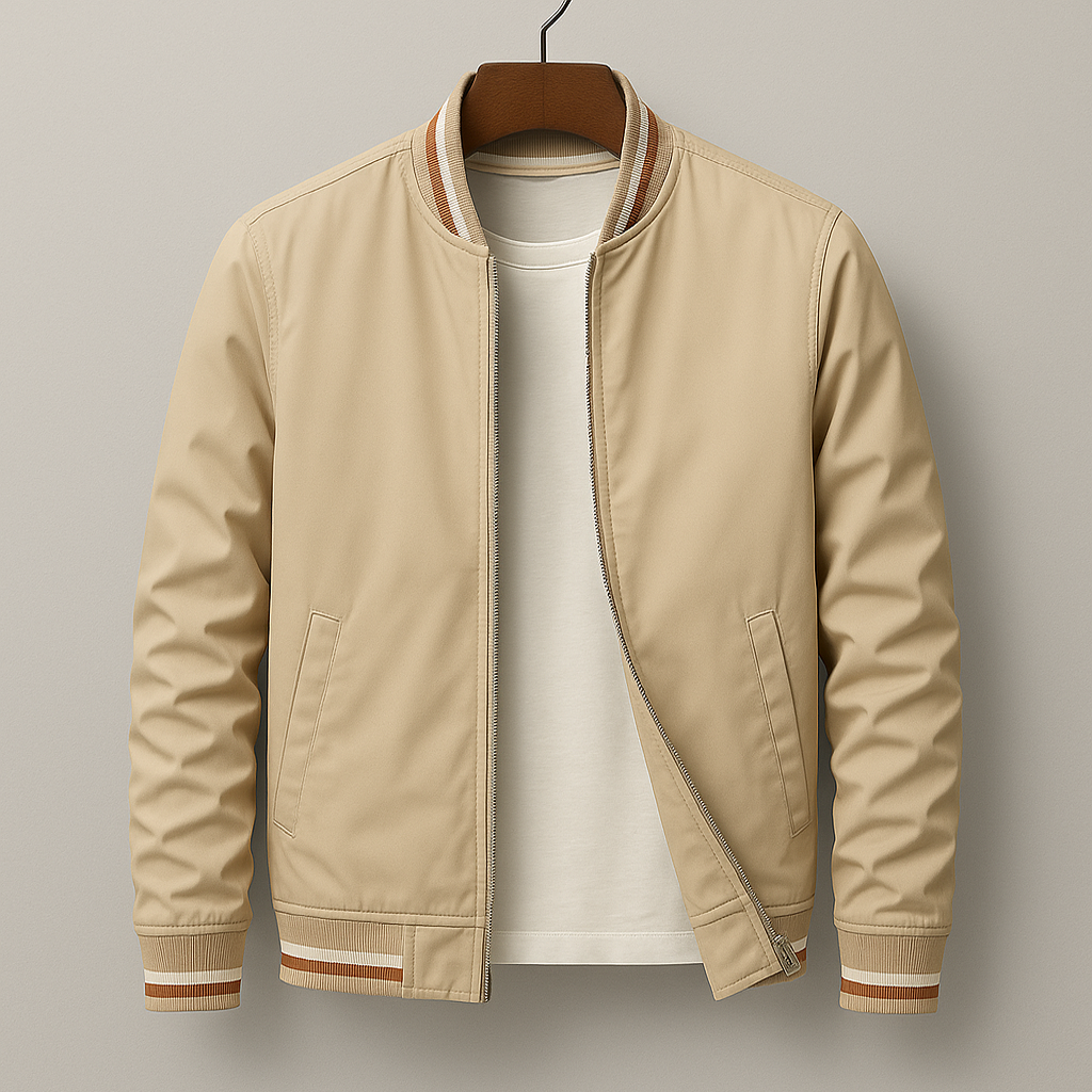 Veste de Bombardier Masculine Moderne 5