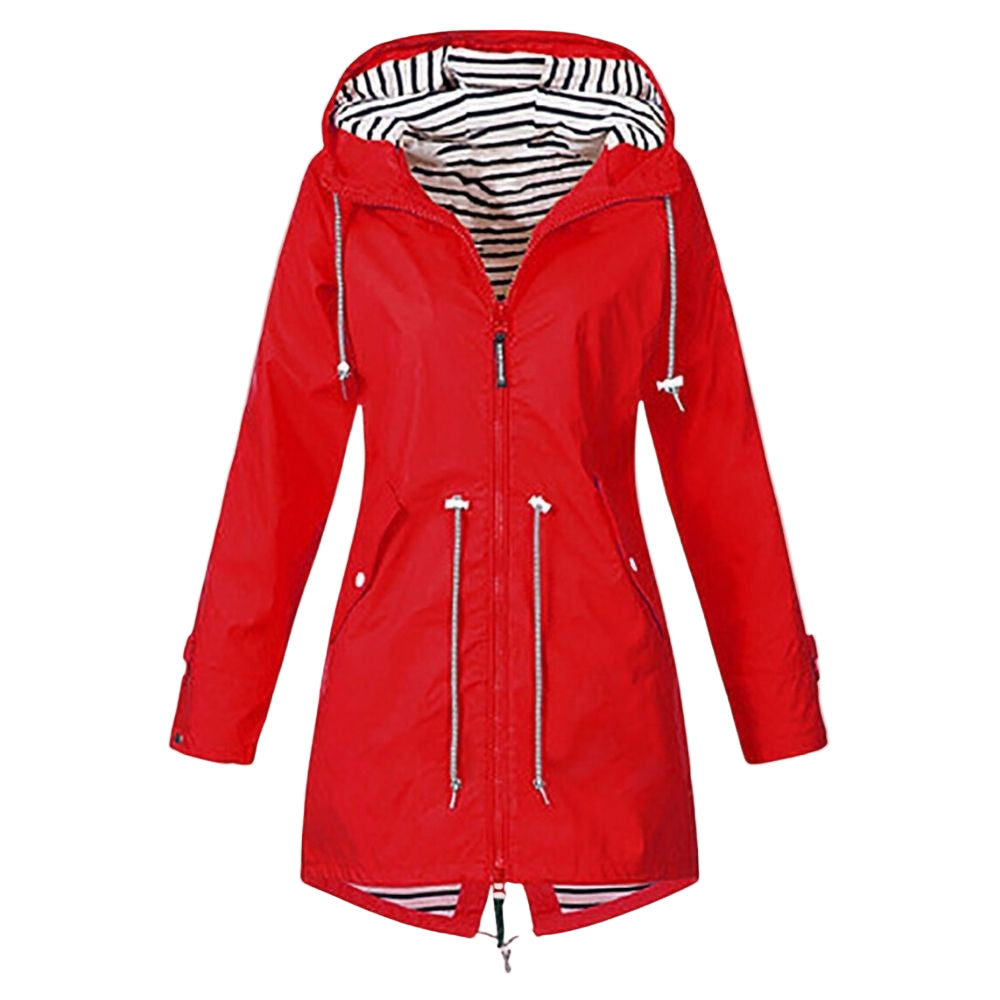 Veste de Pluie Longue pour Femmes avec Capuche 0