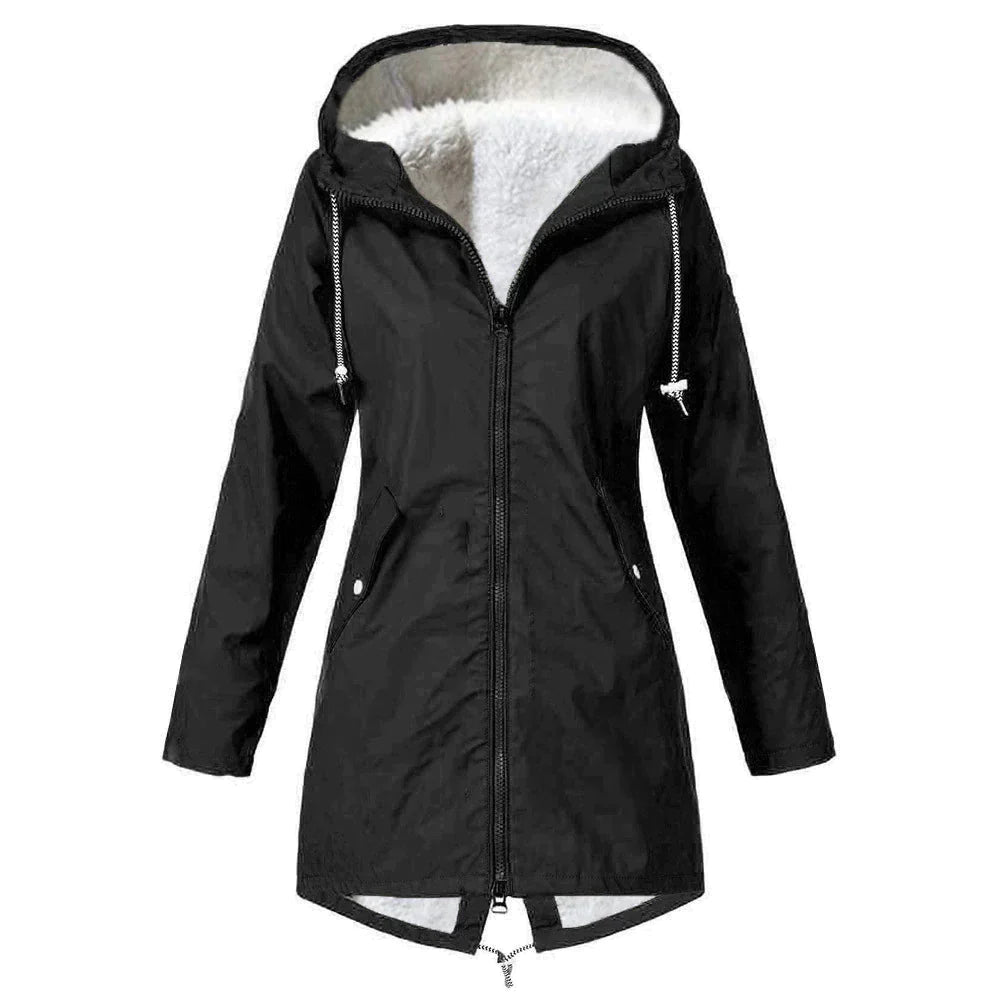 Veste de pluie pour femmes ELSA avec capuche ajustable 0