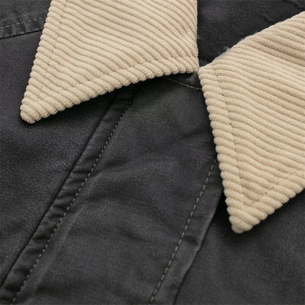 Veste de travail surdimensionnée Grunge 4