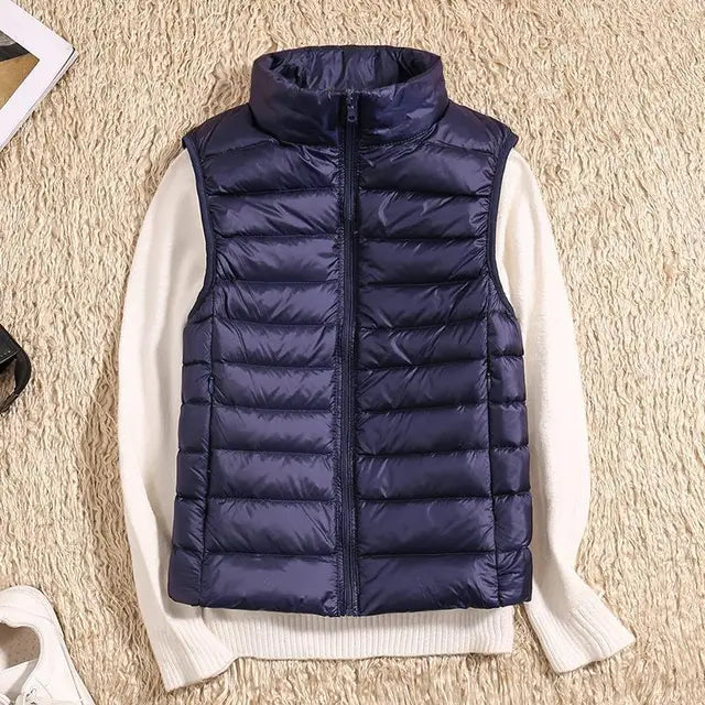 Veste doudoune légère zippée pour femme 10