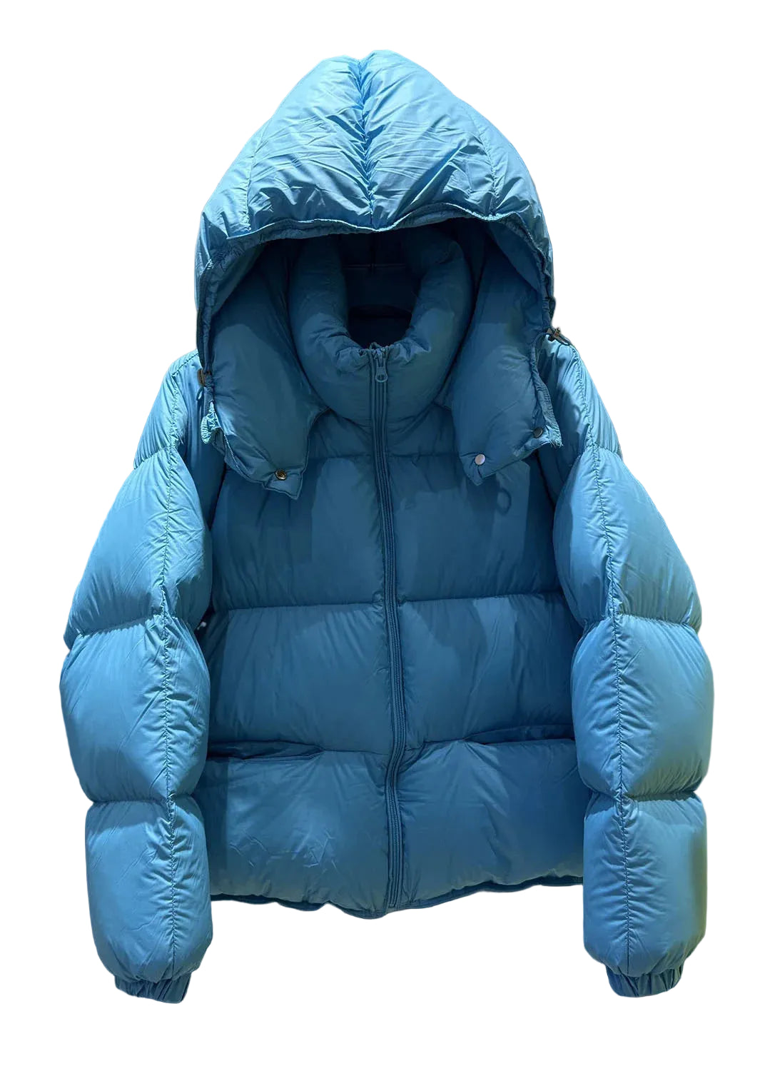 Veste doudoune oversize à capuche pour femme 0