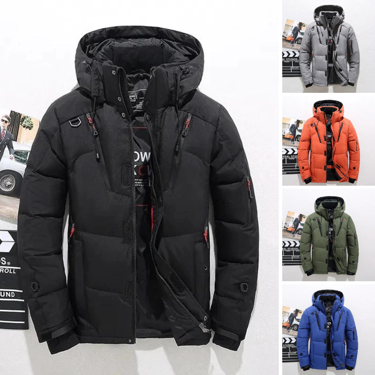 Veste en Duvet pour Femme au Style Élégant 1