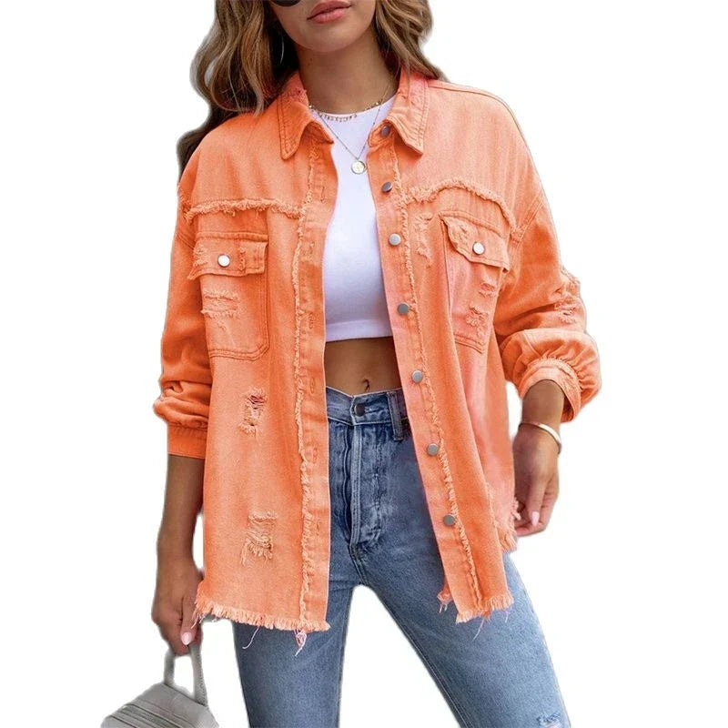 Veste en Jean Femme Style Bohème Chic 1