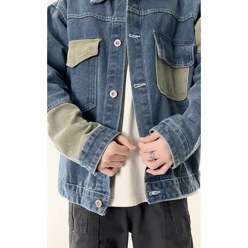 Veste en Jean Patchwork pour Femme 5