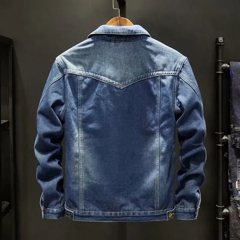 Veste en Jean pour Femme Style Classique avec Doublure en Fleece 3