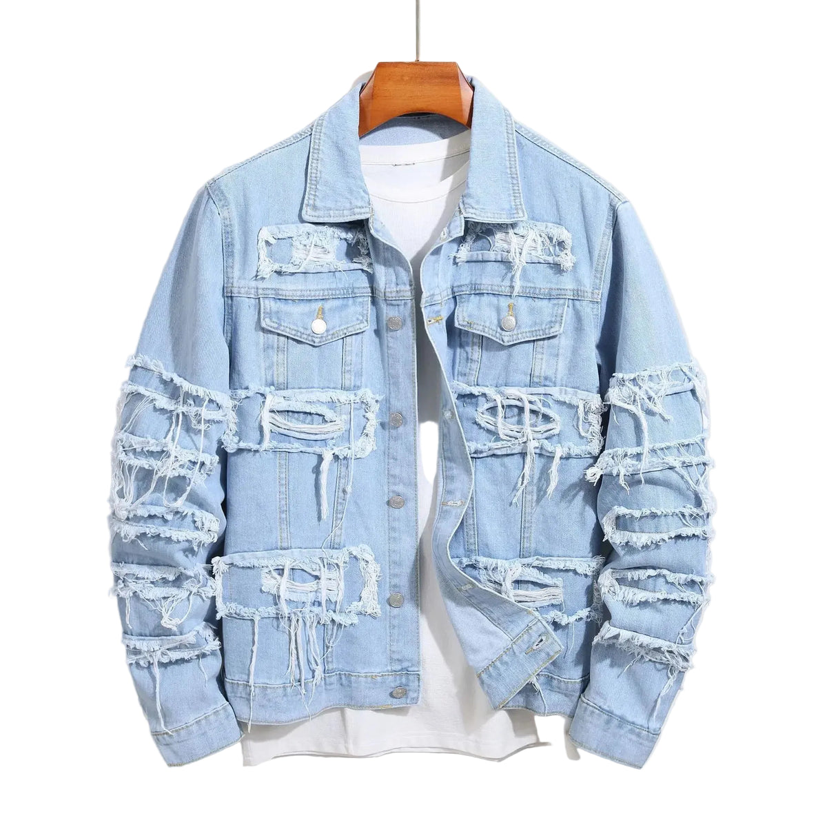 Veste en Jean pour Homme Style Classique 0