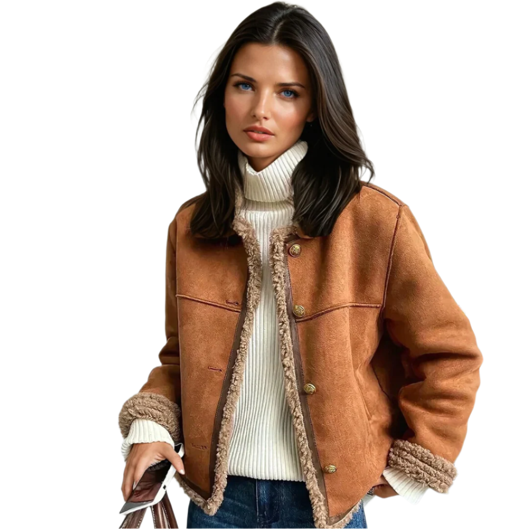 Veste en Laine Femme Boutonnée Élégante 0