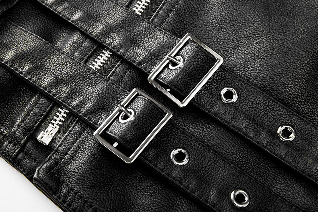 Veste en cuir pour homme style Boulevard 2